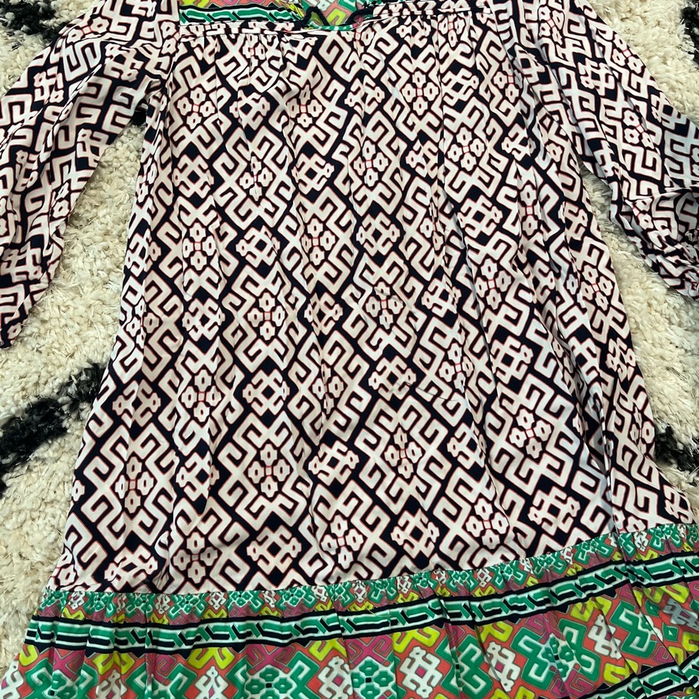 Crown & Ivy Multicolor Geometric Dress